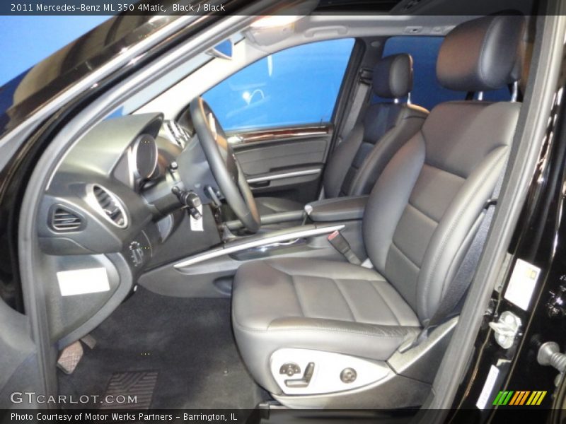 Black / Black 2011 Mercedes-Benz ML 350 4Matic