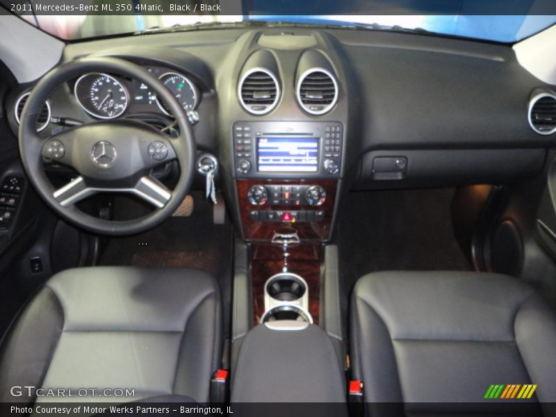 Black / Black 2011 Mercedes-Benz ML 350 4Matic