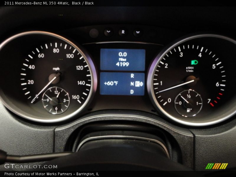 Black / Black 2011 Mercedes-Benz ML 350 4Matic