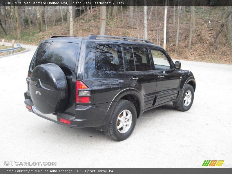 Solano Black Pearlescent / Black 2002 Mitsubishi Montero Limited 4x4