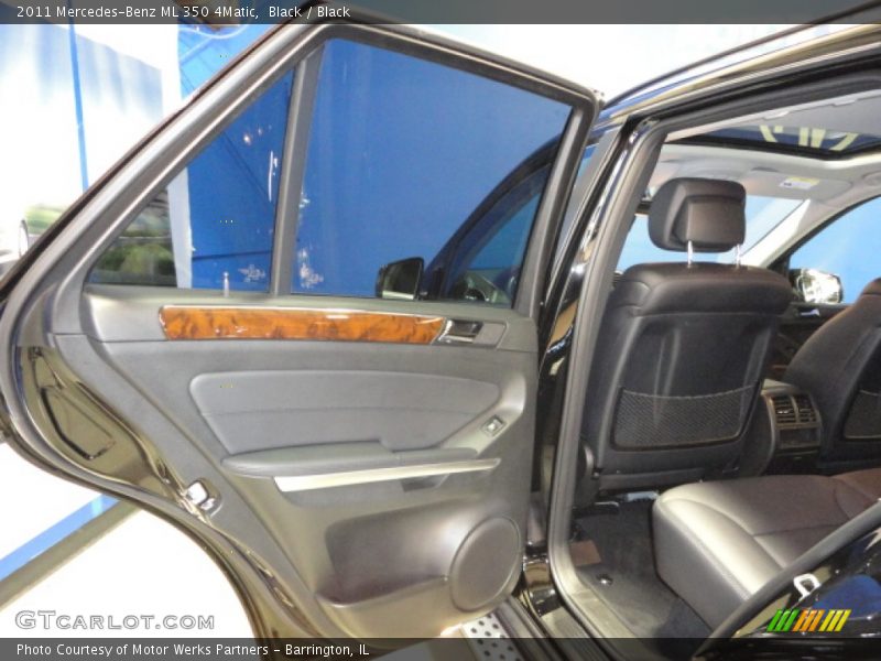 Black / Black 2011 Mercedes-Benz ML 350 4Matic