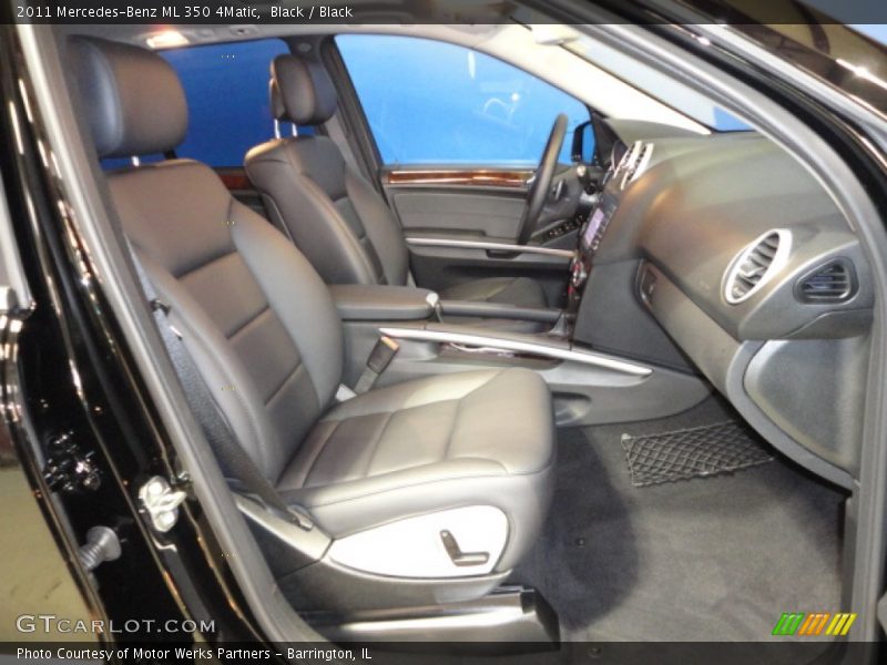 Black / Black 2011 Mercedes-Benz ML 350 4Matic