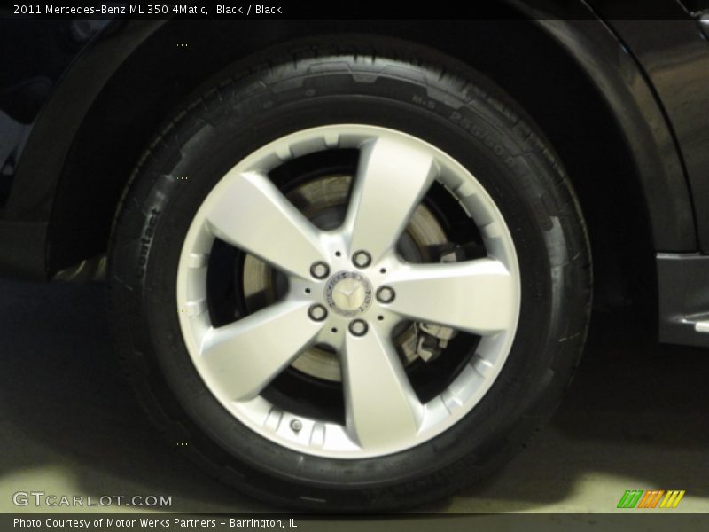 Black / Black 2011 Mercedes-Benz ML 350 4Matic
