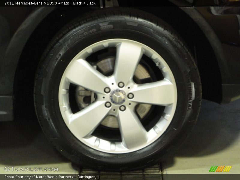 Black / Black 2011 Mercedes-Benz ML 350 4Matic