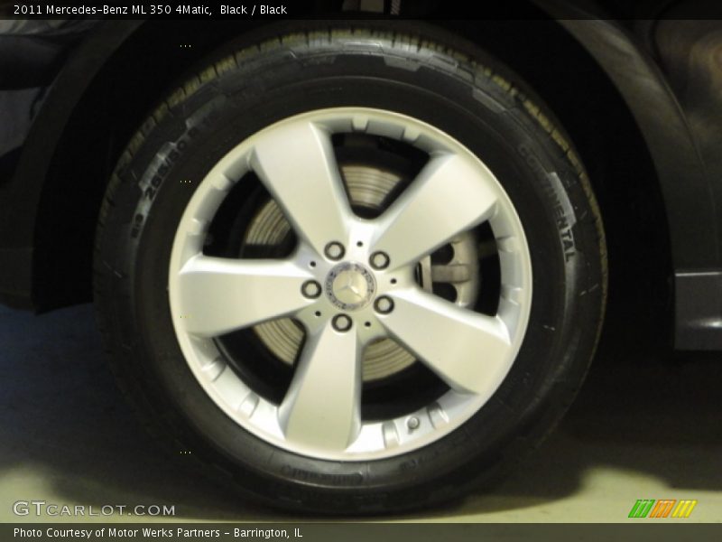 Black / Black 2011 Mercedes-Benz ML 350 4Matic
