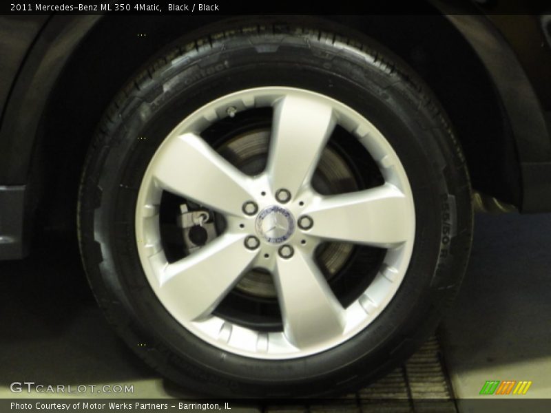 Black / Black 2011 Mercedes-Benz ML 350 4Matic