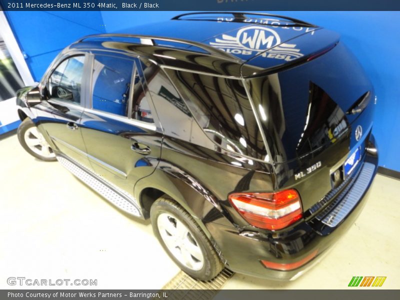 Black / Black 2011 Mercedes-Benz ML 350 4Matic
