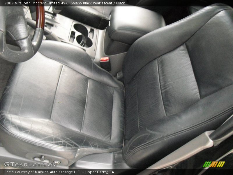 Solano Black Pearlescent / Black 2002 Mitsubishi Montero Limited 4x4
