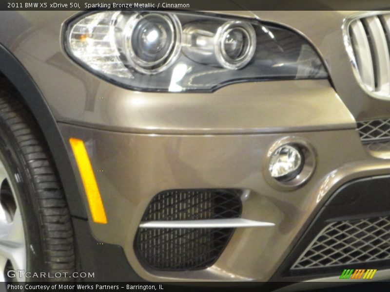 Sparkling Bronze Metallic / Cinnamon 2011 BMW X5 xDrive 50i