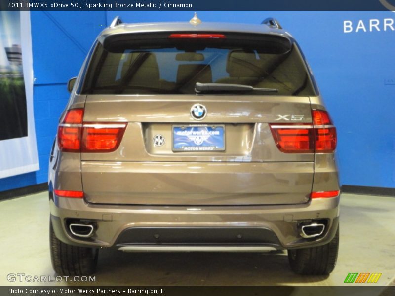 Sparkling Bronze Metallic / Cinnamon 2011 BMW X5 xDrive 50i