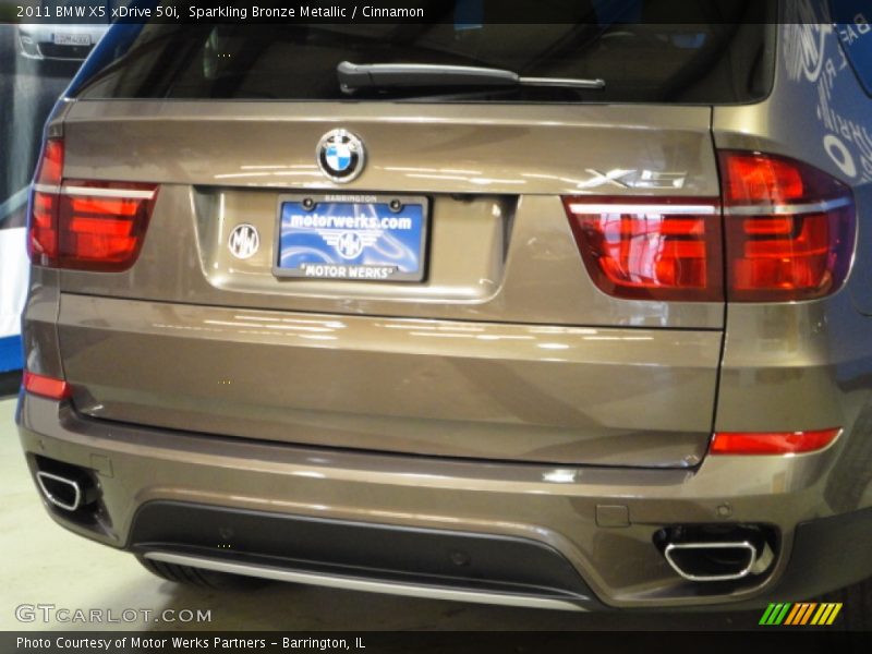 Sparkling Bronze Metallic / Cinnamon 2011 BMW X5 xDrive 50i
