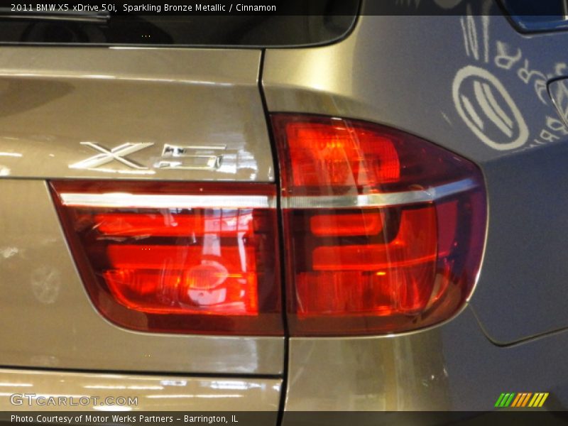 Sparkling Bronze Metallic / Cinnamon 2011 BMW X5 xDrive 50i