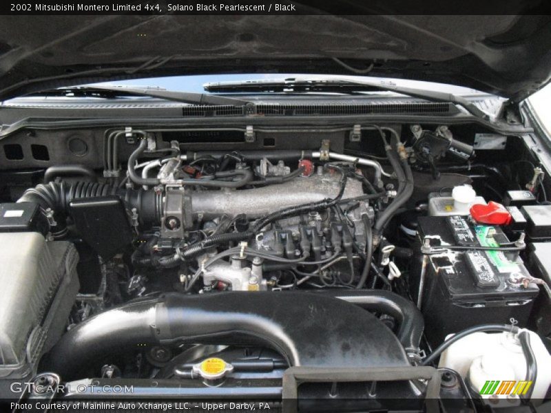 Solano Black Pearlescent / Black 2002 Mitsubishi Montero Limited 4x4