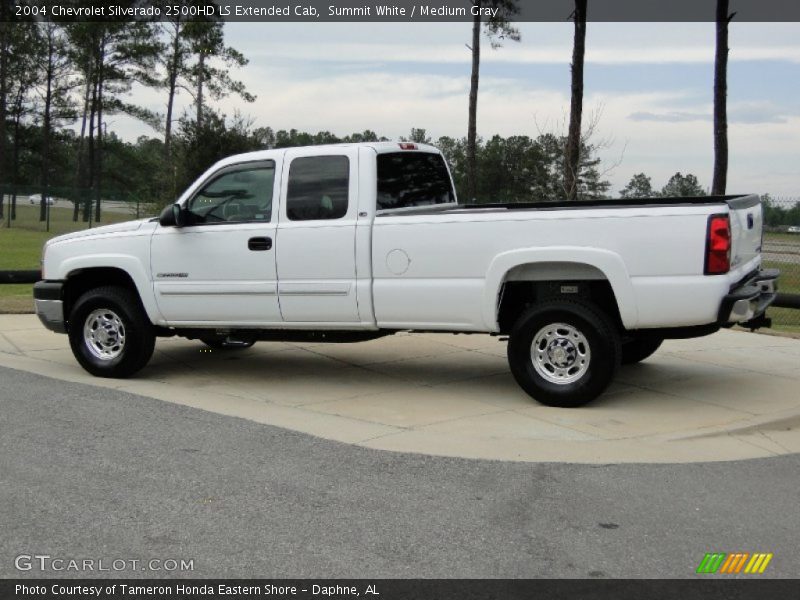 Summit White / Medium Gray 2004 Chevrolet Silverado 2500HD LS Extended Cab