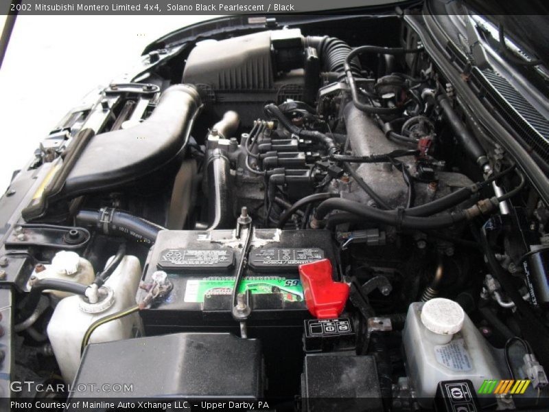 Solano Black Pearlescent / Black 2002 Mitsubishi Montero Limited 4x4