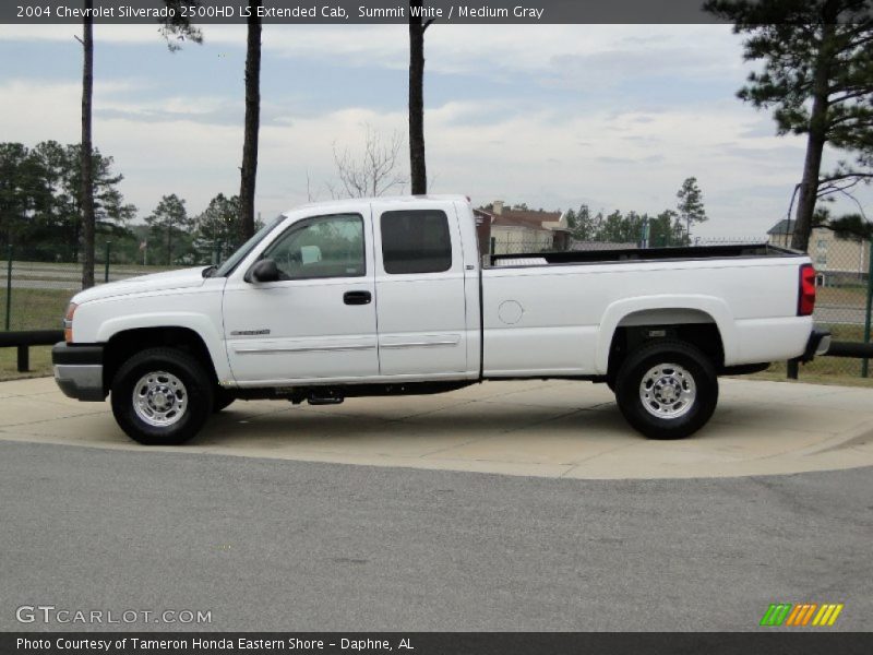 Summit White / Medium Gray 2004 Chevrolet Silverado 2500HD LS Extended Cab
