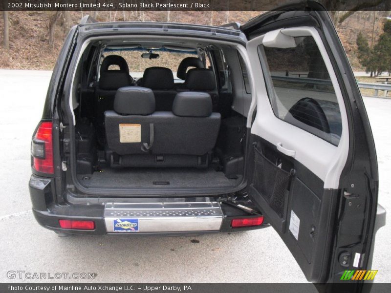 Solano Black Pearlescent / Black 2002 Mitsubishi Montero Limited 4x4