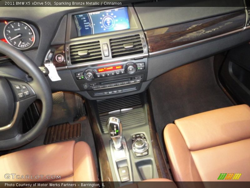 Sparkling Bronze Metallic / Cinnamon 2011 BMW X5 xDrive 50i