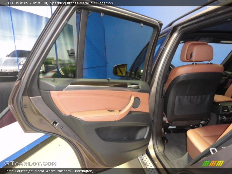 Sparkling Bronze Metallic / Cinnamon 2011 BMW X5 xDrive 50i