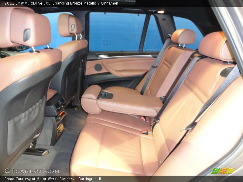Sparkling Bronze Metallic / Cinnamon 2011 BMW X5 xDrive 50i