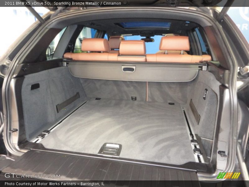 Sparkling Bronze Metallic / Cinnamon 2011 BMW X5 xDrive 50i