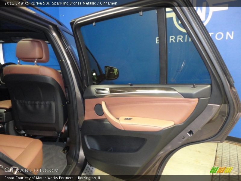 Sparkling Bronze Metallic / Cinnamon 2011 BMW X5 xDrive 50i