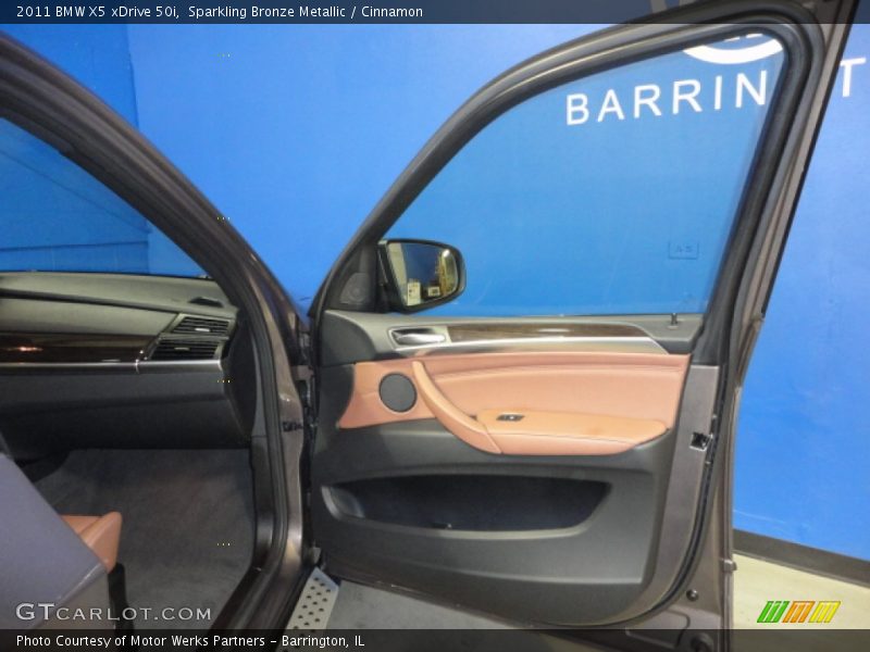 Sparkling Bronze Metallic / Cinnamon 2011 BMW X5 xDrive 50i