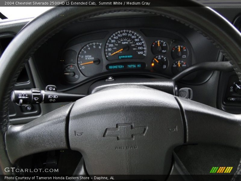 Summit White / Medium Gray 2004 Chevrolet Silverado 2500HD LS Extended Cab