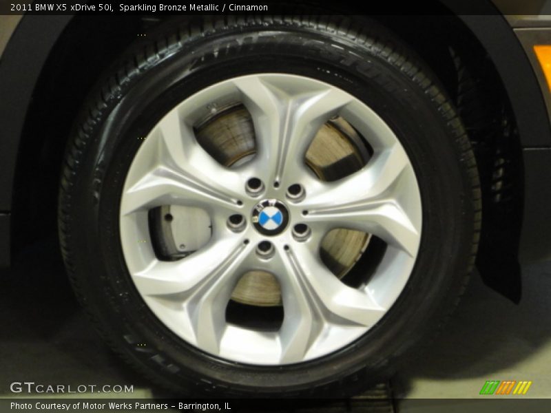 Sparkling Bronze Metallic / Cinnamon 2011 BMW X5 xDrive 50i