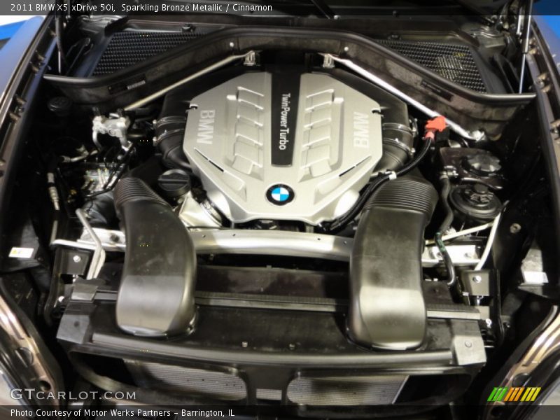 Sparkling Bronze Metallic / Cinnamon 2011 BMW X5 xDrive 50i