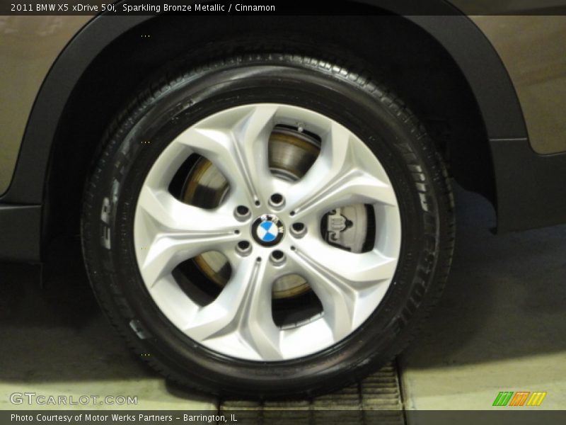 Sparkling Bronze Metallic / Cinnamon 2011 BMW X5 xDrive 50i