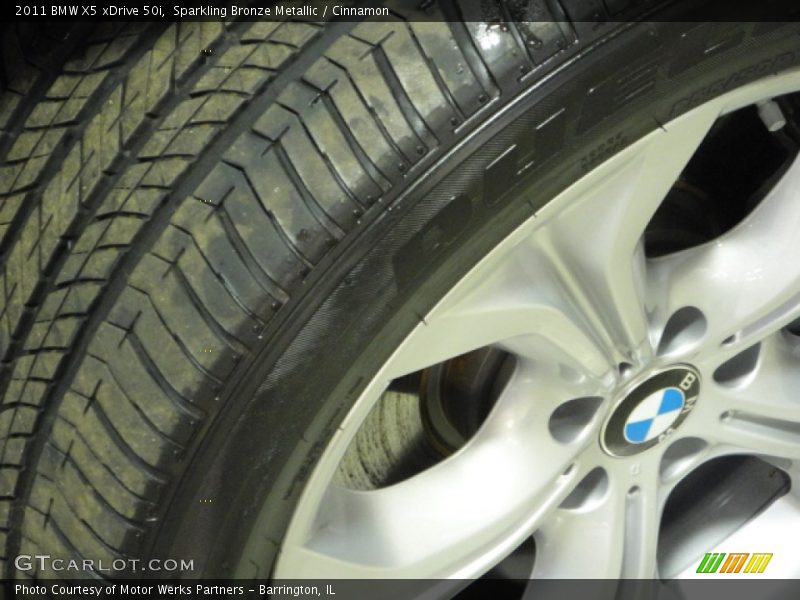 Sparkling Bronze Metallic / Cinnamon 2011 BMW X5 xDrive 50i