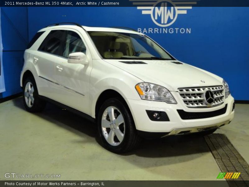 Arctic White / Cashmere 2011 Mercedes-Benz ML 350 4Matic