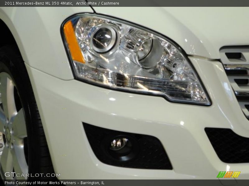 Arctic White / Cashmere 2011 Mercedes-Benz ML 350 4Matic
