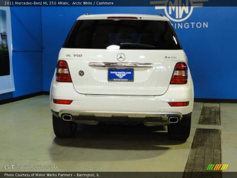 Arctic White / Cashmere 2011 Mercedes-Benz ML 350 4Matic