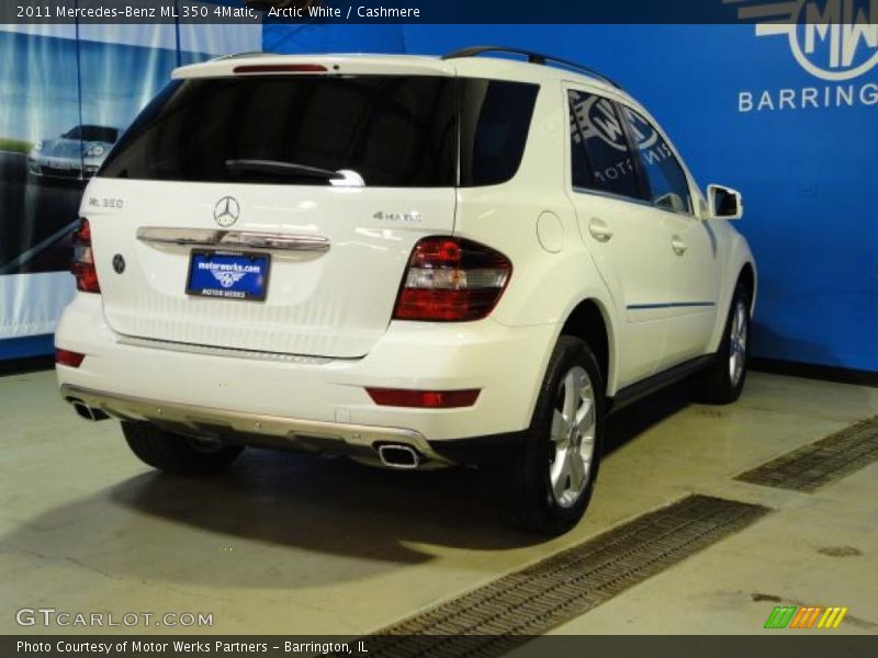 Arctic White / Cashmere 2011 Mercedes-Benz ML 350 4Matic