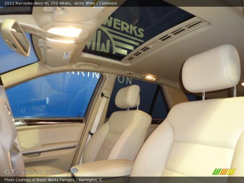 Arctic White / Cashmere 2011 Mercedes-Benz ML 350 4Matic