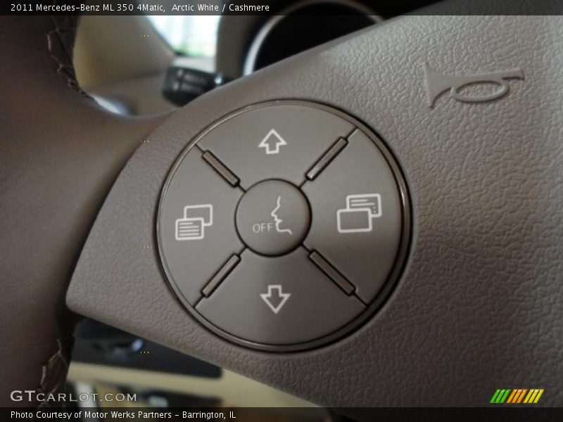 Arctic White / Cashmere 2011 Mercedes-Benz ML 350 4Matic