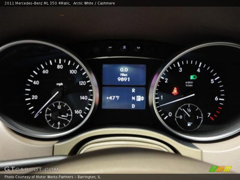 Arctic White / Cashmere 2011 Mercedes-Benz ML 350 4Matic