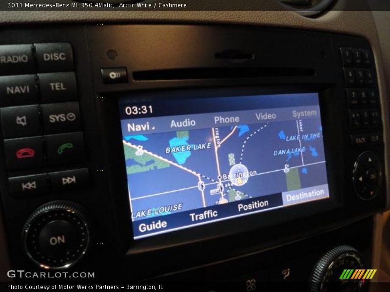 Arctic White / Cashmere 2011 Mercedes-Benz ML 350 4Matic