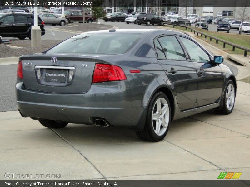 Anthracite Metallic / Ebony 2005 Acura TL 3.2