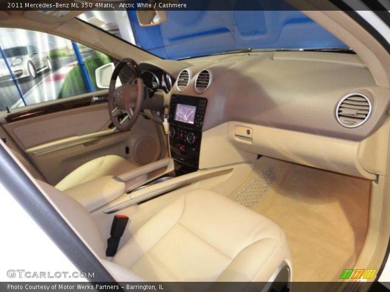 Arctic White / Cashmere 2011 Mercedes-Benz ML 350 4Matic