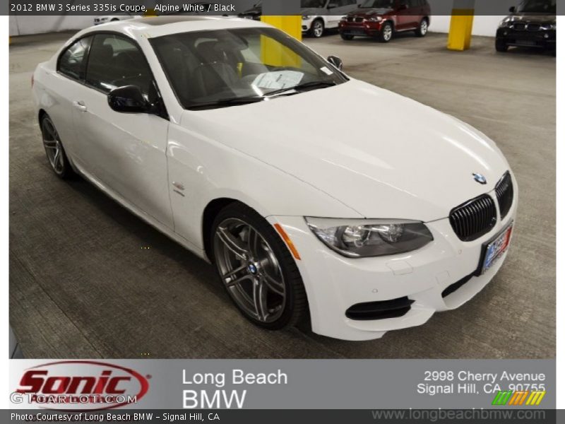Alpine White / Black 2012 BMW 3 Series 335is Coupe