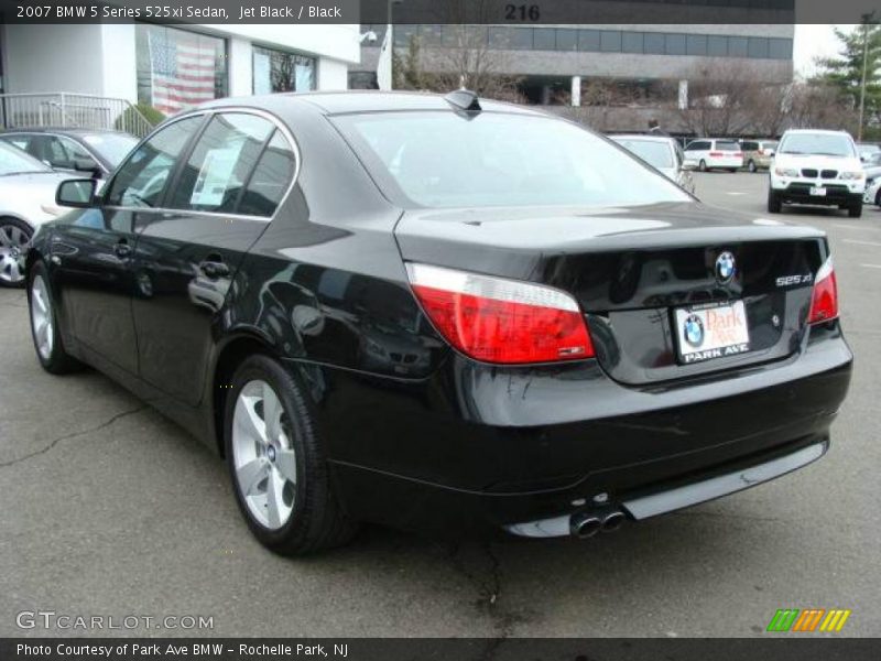 Jet Black / Black 2007 BMW 5 Series 525xi Sedan