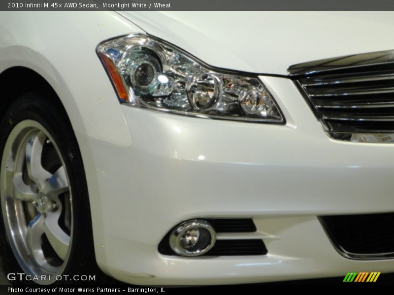 Moonlight White / Wheat 2010 Infiniti M 45x AWD Sedan