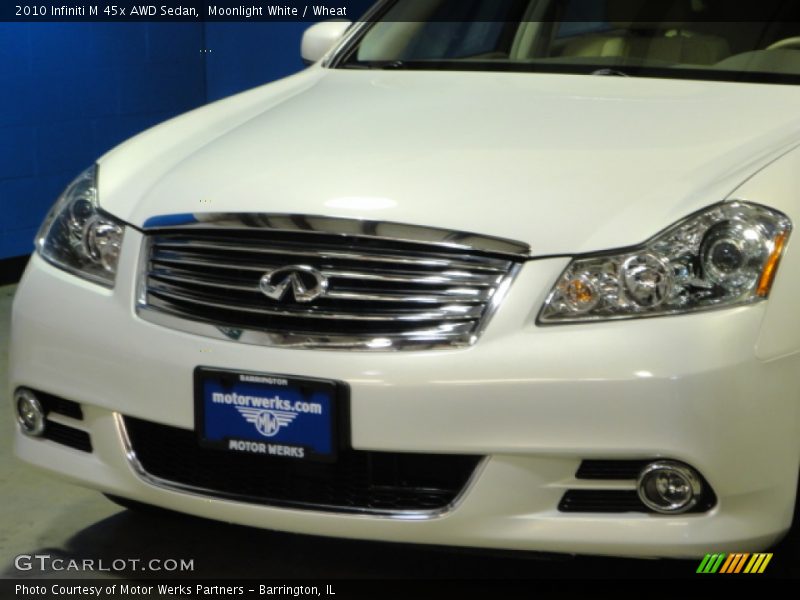 Moonlight White / Wheat 2010 Infiniti M 45x AWD Sedan