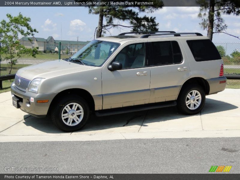 Light French Silk Metallic / Medium Dark Parchment 2004 Mercury Mountaineer AWD