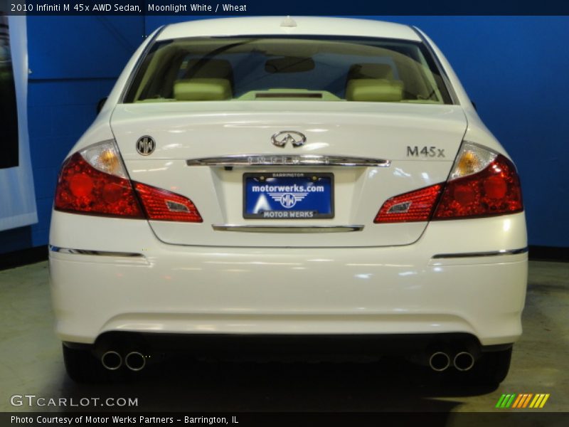 Moonlight White / Wheat 2010 Infiniti M 45x AWD Sedan