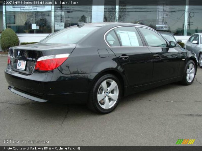 Jet Black / Black 2007 BMW 5 Series 525xi Sedan