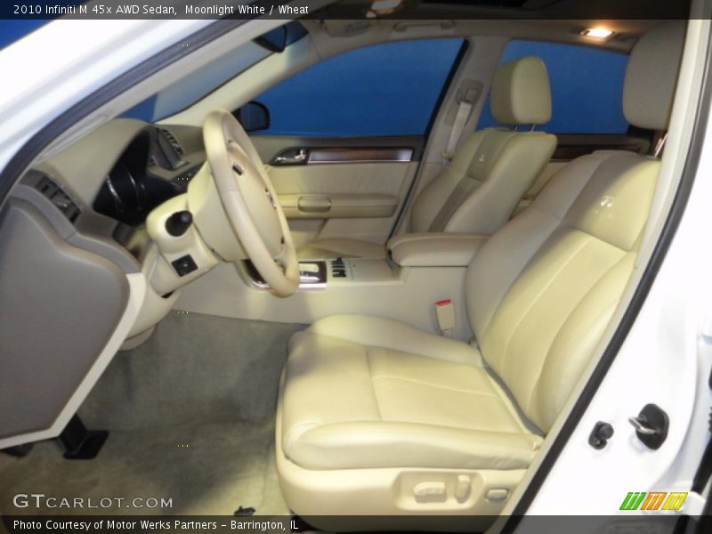 Moonlight White / Wheat 2010 Infiniti M 45x AWD Sedan